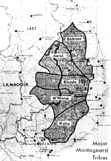 Major Montagnard Tribes